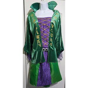 Disney Hocus Pocus Wini Costume Adult Plus 18-20 Top Skirt Disguise Halloween